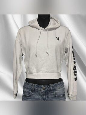 2013 Playboy White Crop Top